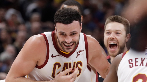 Cleveland Cavaliers Players Celebrate