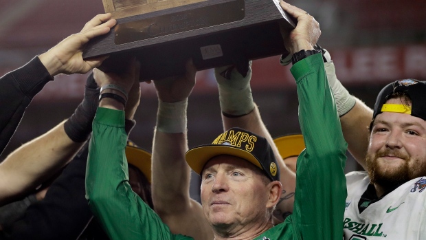 Marshall coach Doc Holliday , The Canadian Press Marshall coach Doc Holliday