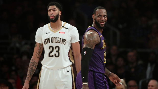 LeBron James and Anthony Davis , The Canadian Press LeBron James and Anthony Davis