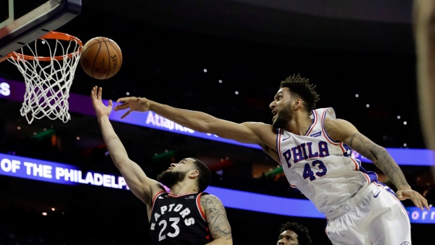 Fred VanVleet and Jonah Bolden 