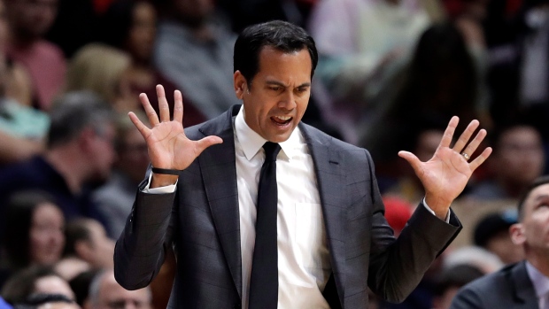 Erik Spoelstra, The Canadian Press Erik Spoelstra