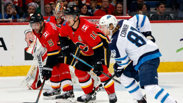 Giordano, Backlund and Connor , Getty Images Giordano, Backlund and Connor