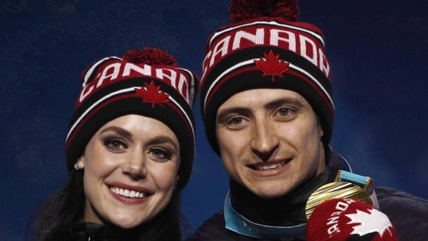 Tessa Virtue and Scott Moir