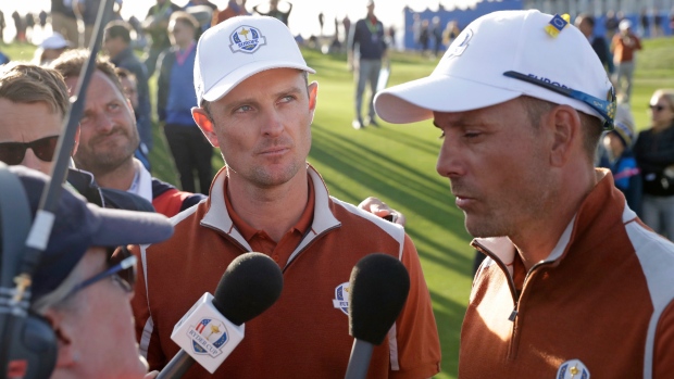 Justin Rose Henrik Stenson, The Canadian Press Justin Rose Henrik Stenson