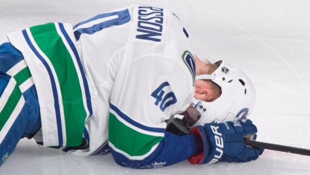 Canucks' Elias Pettersson leaves game with lower-body injury Article Image 0, The Canadian Press Canucks' Elias Pettersson leaves game with lower-body injury Article Image 0