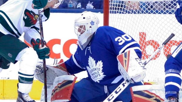 Maple Leafs' Andersen out vs. Flames due to injury; Hutchinson to