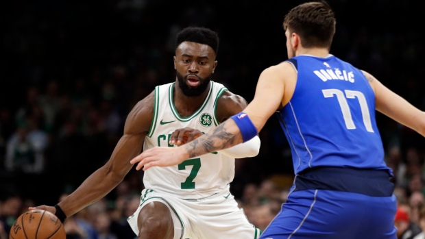 Jaylen Brown Luka Doncic, The Canadian Press Jaylen Brown Luka Doncic