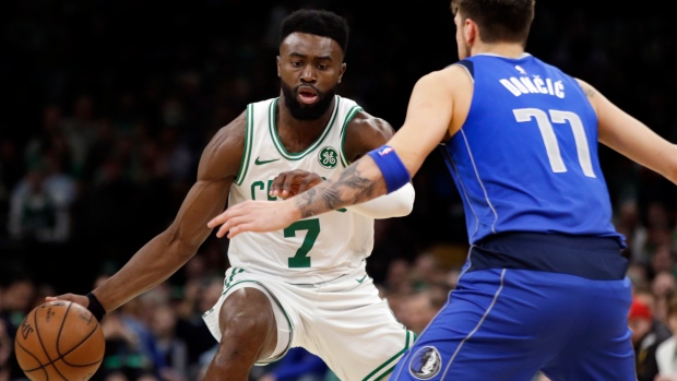 Jaylen Brown Luka Doncic, The Canadian Press Jaylen Brown Luka Doncic