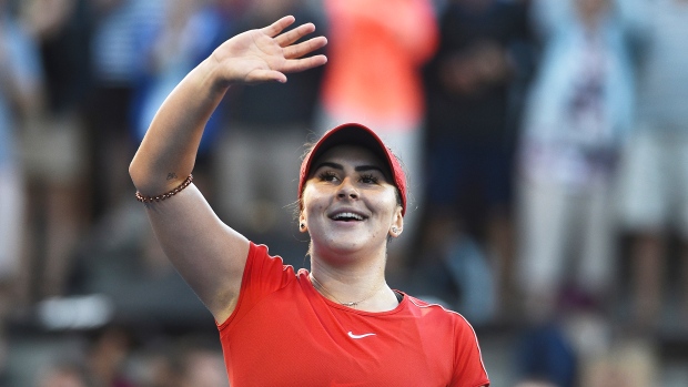 Bianca Andreescu, The Canadian Press Bianca Andreescu
