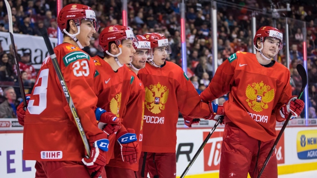 Russia beats Canada 6-5 for world juniors bronze