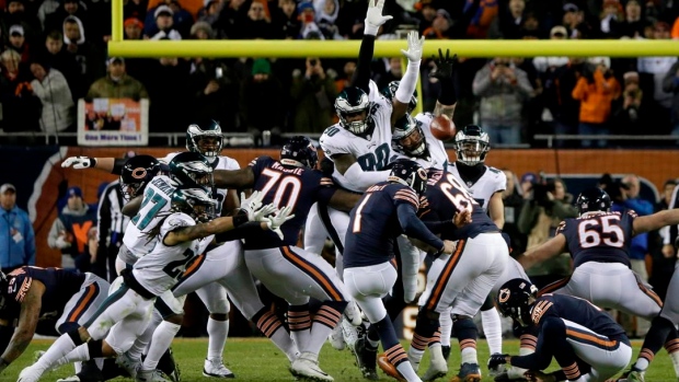 Parkey's missed field goal ruled a block Article Image 0