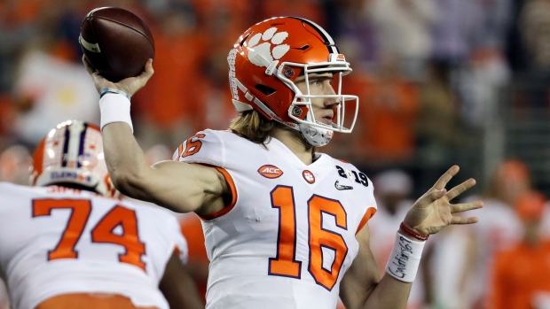 Trevor Lawrence, The Canadian Press Trevor Lawrence