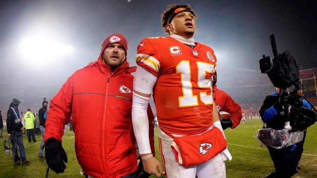 Patrick Mahomes, The Canadian Press Patrick Mahomes