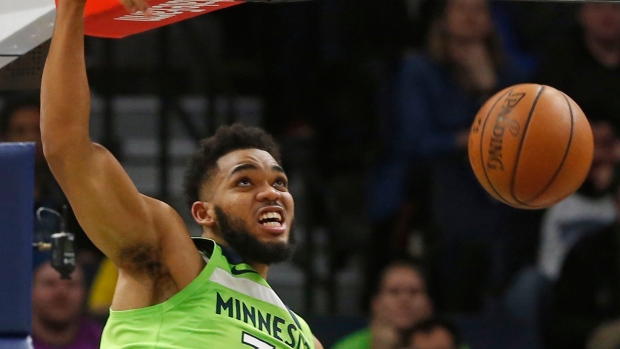 Karl-Anthony Towns, The Canadian Press Karl-Anthony Towns