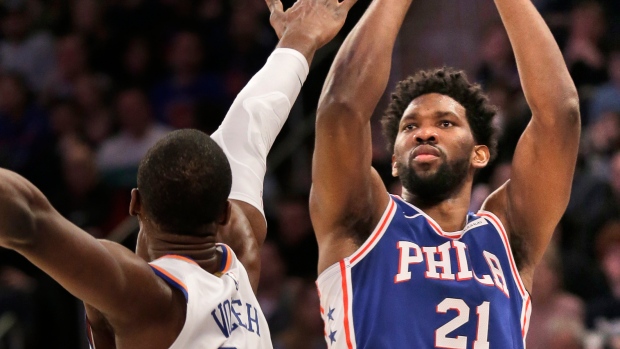 Joel Embiid, The Canadian Press Joel Embiid
