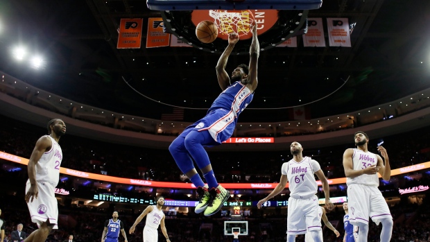 Joel Embiid, The Canadian Press Joel Embiid
