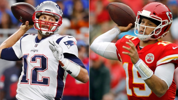 Tom Brady, Patrick Mahomes , The Canadian Press Tom Brady, Patrick Mahomes