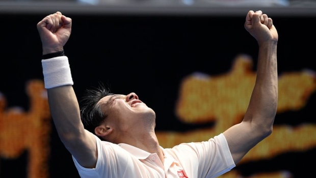 Kei Nishikori , The Canadian Press Kei Nishikori