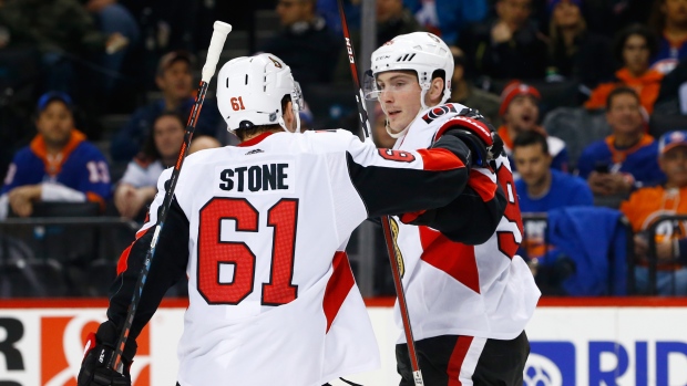 Matt Duchene and Mark Stone, Mike Stobe/NHLI via Getty Images Matt Duchene and Mark Stone
