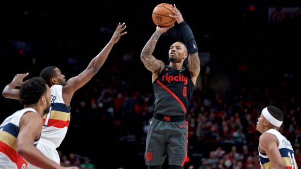 Damian Lillard, The Canadian Press Damian Lillard
