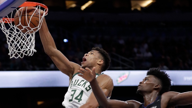 Giannis Antetokounmpo, The Canadian Press Giannis Antetokounmpo