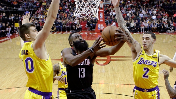 James Harden , The Canadian Press James Harden