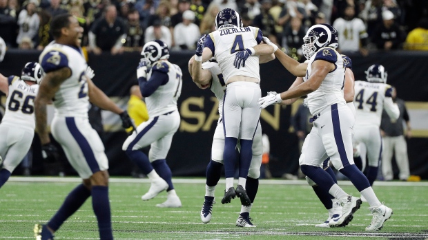 L.A. Rams Celebrate