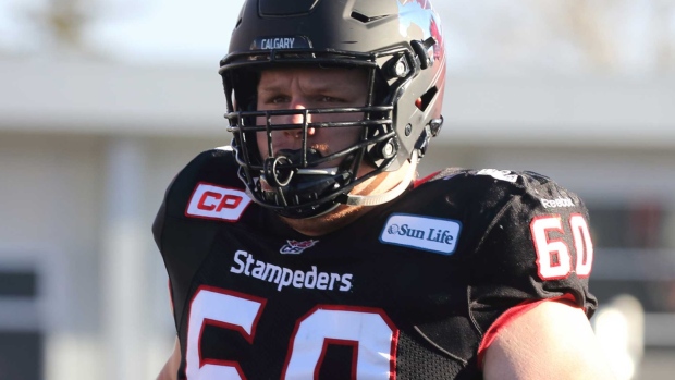 Shane Bergman, Calgary Stampeders Shane Bergman