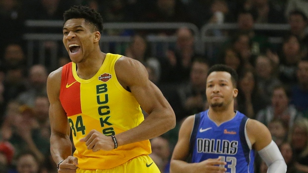 Giannis Antetokounmpo , The Canadian Press Giannis Antetokounmpo