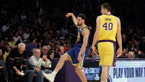 Klay Thompson, The Canadian Press Klay Thompson