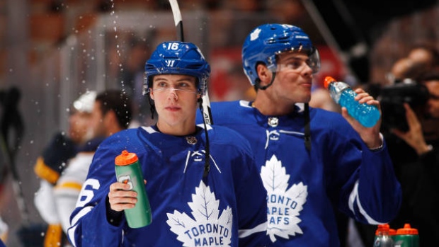 Mitch Marner and Auston Matthews