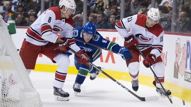 Teravainen's three points lift Hurricanes to 5-2 win over Canucks Article Image 0, The Canadian Press Teravainen's three points lift Hurricanes to 5-2 win over Canucks Article Image 0