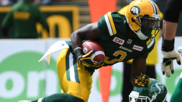 Natey Adjei, Edmonton Eskimos Natey Adjei