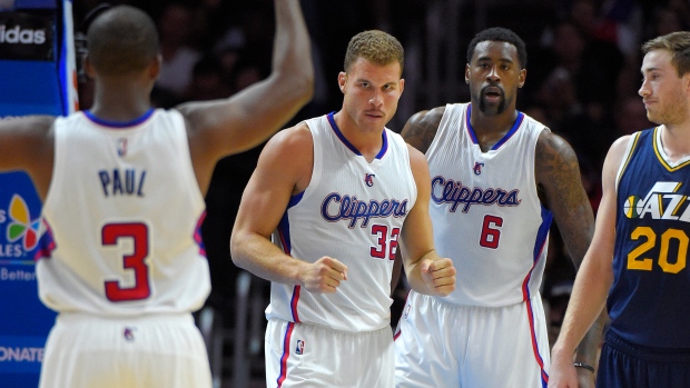 Blake Griffin, Clippers celebrate