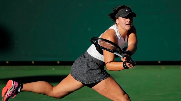Bianca Andreescu, The Canadian Press Bianca Andreescu