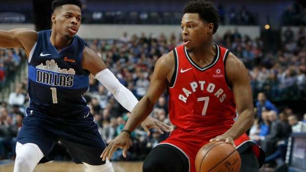 Raptors point guard Kyle Lowry 