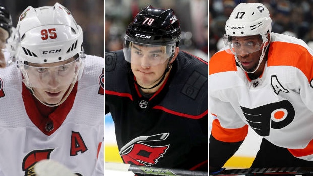 Duchene, Ferland, Simmonds, Getty Images Duchene, Ferland, Simmonds
