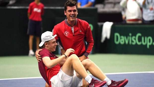 Denis Shapovalov and Frank Dancevic