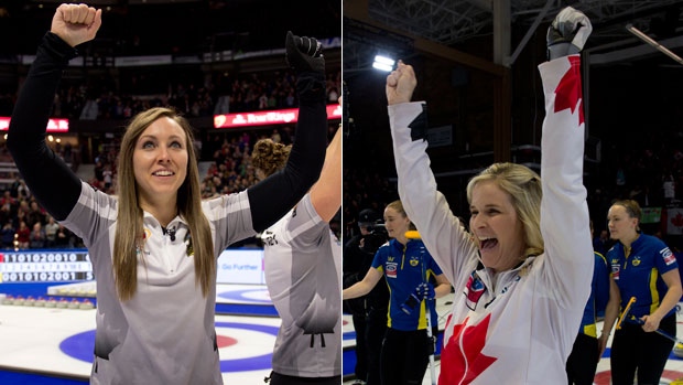 Rachel Homan and Jennifer Jones