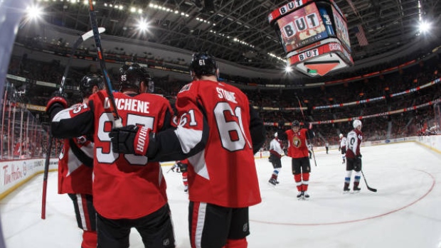 Matt Duchene and Mark Stone, Getty Images Matt Duchene and Mark Stone