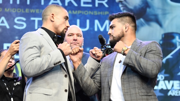 Robert Whittaker Kelvin Gastelum, Jeff Bottari/Zuffa LLC/Zuffa LLC via Getty Images Robert Whittaker Kelvin Gastelum