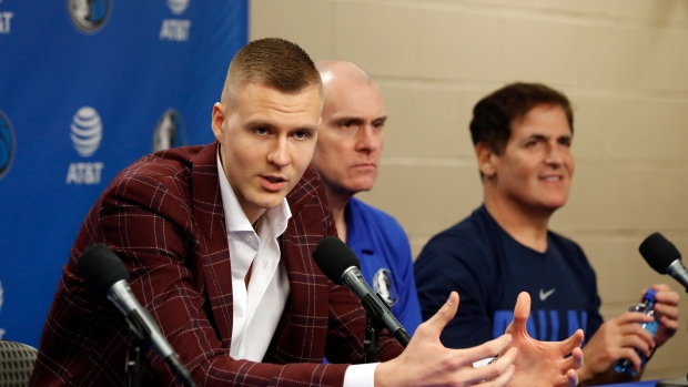 Kristaps Porzingis, The Canadian Press Kristaps Porzingis