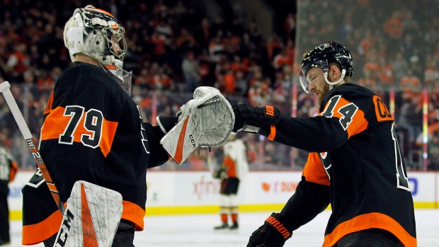 Carter Hart Sean Couturier, The Canadian Press Carter Hart Sean Couturier
