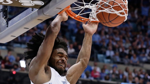 Coby White, The Canadian Press Coby White