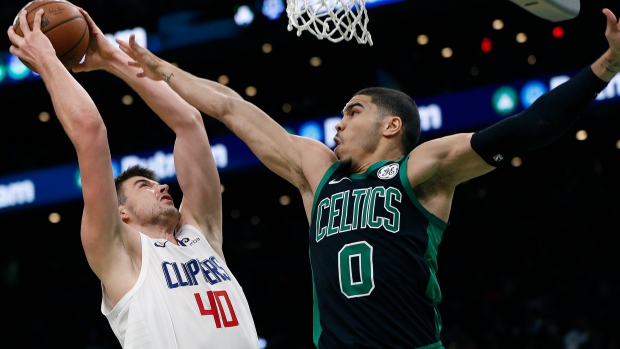 Ivica Zubac Jayson Tatum, The Canadian Press Ivica Zubac Jayson Tatum