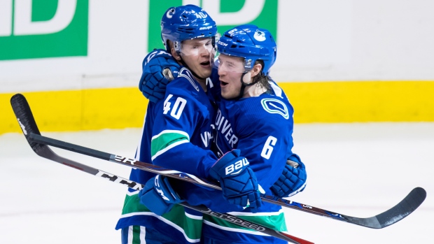 Elias Pettersson Brock Boeser, The Canadian Press Elias Pettersson Brock Boeser