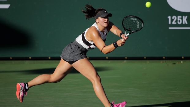Bianca Andreescu, The Canadian Press Bianca Andreescu