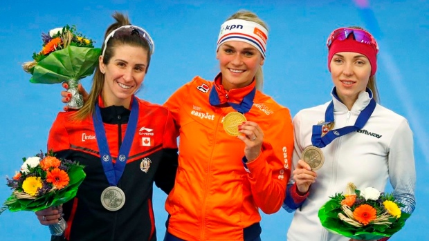Irene Schouten Ivanie Blondin Elizaveta Kazel, The Canadian Press Irene Schouten Ivanie Blondin Elizaveta Kazel
