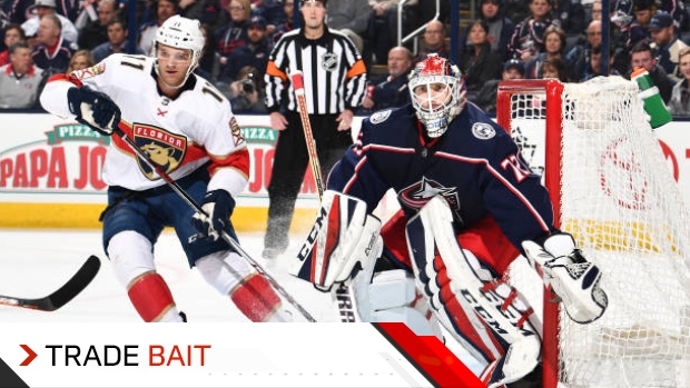 Huberdeau and Bobrovsky - Trade Bait, Getty Images Huberdeau and Bobrovsky - Trade Bait