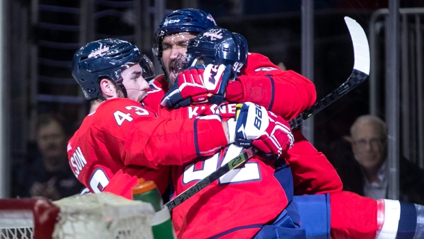 Evgeny Kuznetsov Tom Wilson Alex Ovechkin